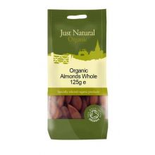 Just Natural, Organic Almond Whole, 125g